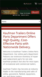 Mobile Screenshot of kaufmantrailerparts.com